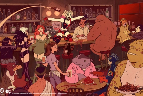 Première image présentée pour promouvoir la série, ce concept art est réalisé par Amanda Conner, dessinatrice la plus associée à la version moderne du personnage dans les comics.