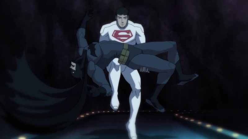 Image:91-BTGOTG - Superboy paralyse Batman.jpg